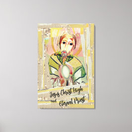 Jesus Christus Hoher ewiger Priester Leinwanddruck