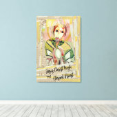 Jesus Christus Hoher ewiger Priester Leinwanddruck (Insitu (Holzboden))