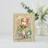 Jesus Christus Hoher Ewiger Priester Postkarte (Stehend Vorderseite)