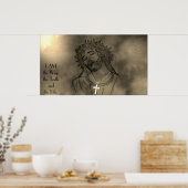 Jesus Christus - Ich bin der Weg, die Wahrheit, da Poster (Küche)