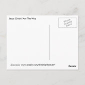 Jesus Christus Ich bin der Weg Postkarte (Rückseite)