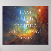 Jesus Christus Ich bin Poster (Vorne)