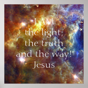 Jesus Christus Ich bin Poster