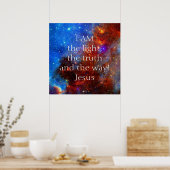 Jesus Christus Ich bin Poster (Küche)