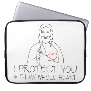 Jesus Christus - ich schütze dich Laptopschutzhülle