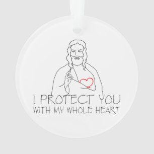Jesus Christus - ich schütze dich Ornament