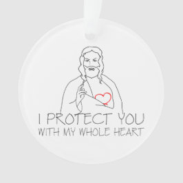 Jesus Christus - ich schütze dich Ornament