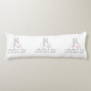 Jesus Christus - ich schütze Sie Seitenschläferkissen