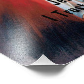 Jesus Christus Ich vertraue Ihnen Verse römisch-ka Fotodruck (Ecke)