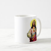 Jesus Christus im Pop Art Style Kaffeetasse (VorderseiteRechts)