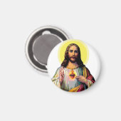 Jesus Christus im Pop Art Style Magnet (Vorderseite/Rückseite)