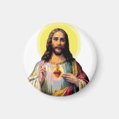 Jesus Christus im Pop Art Style Magnet (Vorne)