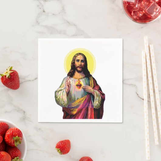 Jesus Christus im Pop Art Style Serviette (Beispiel)