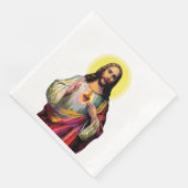 Jesus Christus im Pop Art Style Serviette (Ecke)