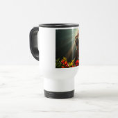 Jesus Christus in der Gartenreise Umarmung Reisebecher (Vorderseite Links)