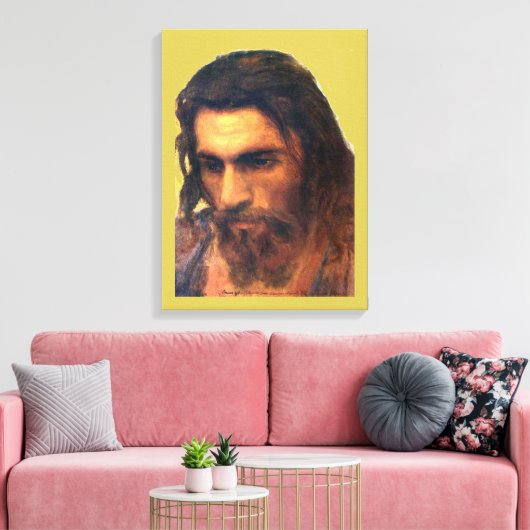 Jesus Christus in der Wüste Leinwand Kunstdruck (Insitu (Wohnzimmer))