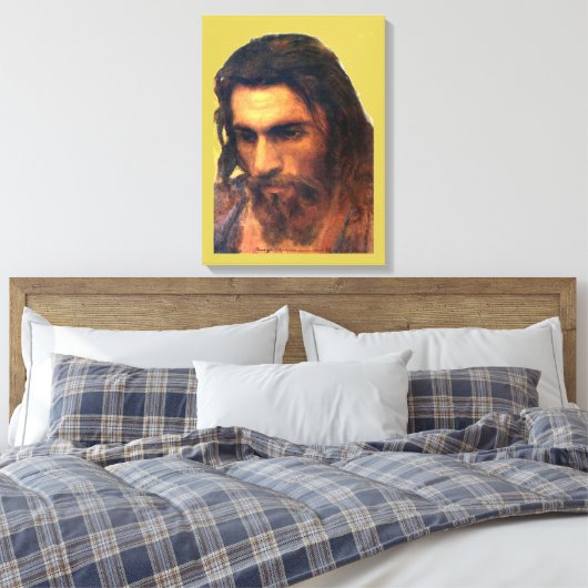 Jesus Christus in der Wüste Leinwand Kunstdruck (Insitu (Schlafzimmer))