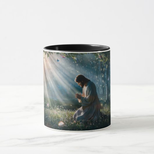 Jesus Christus in Gethsemane #2 Tasse (Zentrum)