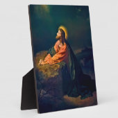 Jesus Christus in Gethsemane Fotoplatte (Seite)