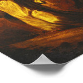 Jesus Christus in Gethsemane Poster (Ecke)