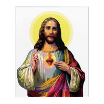 Jesus Christus in Pop Art Style Akronylic Print