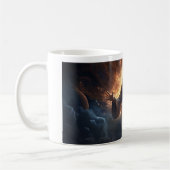 Jesus Christus in Wolken Version 5 Kaffeetasse (Links)