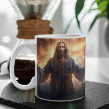 Jesus Christus in Wolken Version 5