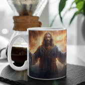 Jesus Christus in Wolken Version 5 Kaffeetasse