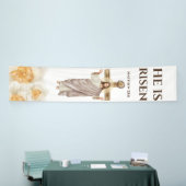 Jesus Christus ist auferstanden katholische Blüte Banner (Messeveranstaltung)
