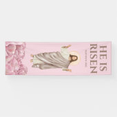 Jesus Christus ist auferstanden katholischen Urlau Banner (Horizontal)