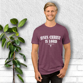 Jesus Christus ist der Christliche Herr Tri-Blend Shirt