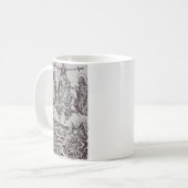 Jesus Christus ist der Richter des Universums Kaffeetasse (Vorderseite Links)