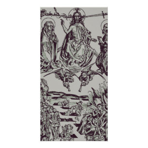 Jesus Christus ist der Richter des Universums Poster