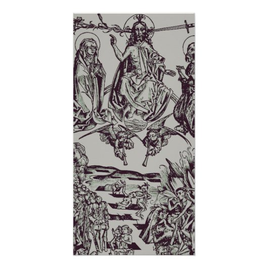 Jesus Christus ist der Richter des Universums Poster (Vorderseite)