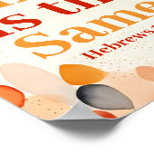 Jesus Christus ist derselbe Boho Christlich Wall A Poster (Ecke)