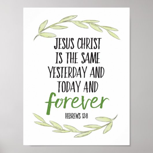 Jesus Christus ist die gleiche Art der Printmedien Poster (Vorne)