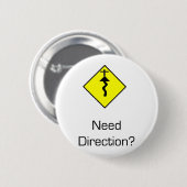 Jesus Christus ist die Richtung Button (Vorne & Hinten)