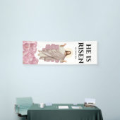 Jesus Christus ist himmlisch aufgewachsen Banner (Messeveranstaltung)