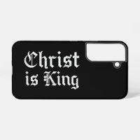 Jesus Christus ist König Gothic Blackletter Grunge