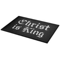 Jesus Christus ist König Gothic Blackletter Grunge
