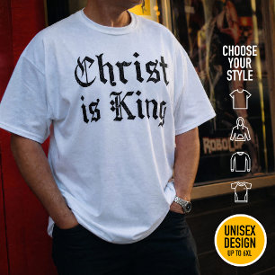 Jesus Christus ist König - gothischer Grunge erodi T-Shirt