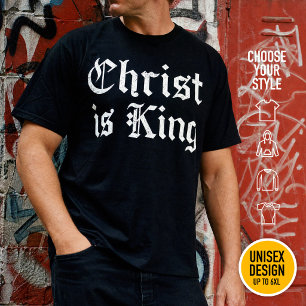 Jesus Christus ist König - gothischer Grunge erodi T-Shirt