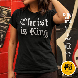 Jesus Christus ist König - gothischer Grunge erodi T-Shirt