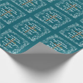 Jesus Christus ist Lord KJV Bible Verse Geschenkpapier (Ecke)