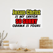 Jesus Christus ist mein Erretter Poster (Küche)