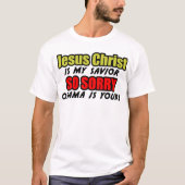 Jesus Christus ist mein Retter T-Shirt (Vorderseite)