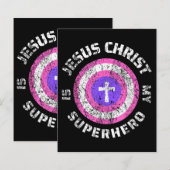 Jesus Christus ist mein Superheld Jesus (Vorne/Hinten)