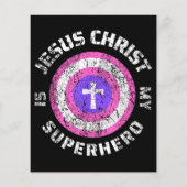 Jesus Christus ist mein Superheld Jesus (Rückseite)