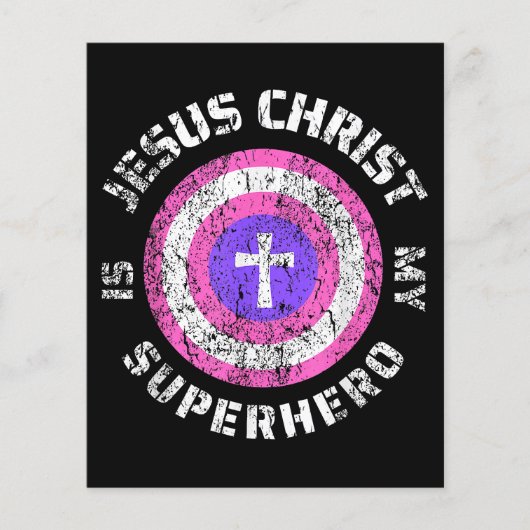 Jesus Christus ist mein Superheld Jesus (Vorderseite)
