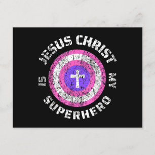 Jesus Christus ist mein Superheld Jesus Begleitkarte
